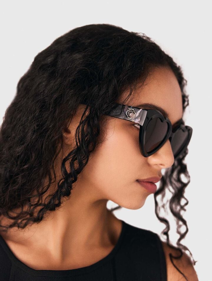 Occhiali da sole a cuore