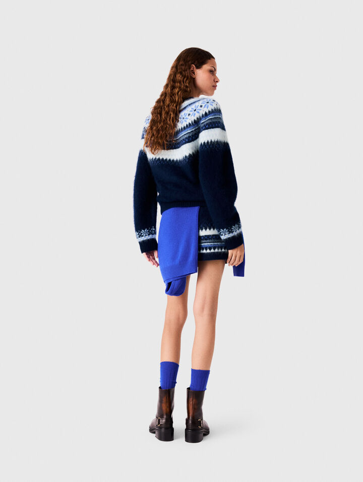 Pullover in maglia jacquard
