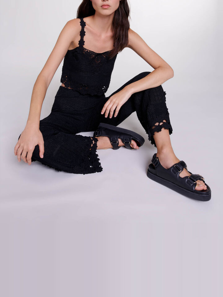 Pantaloni in crochet