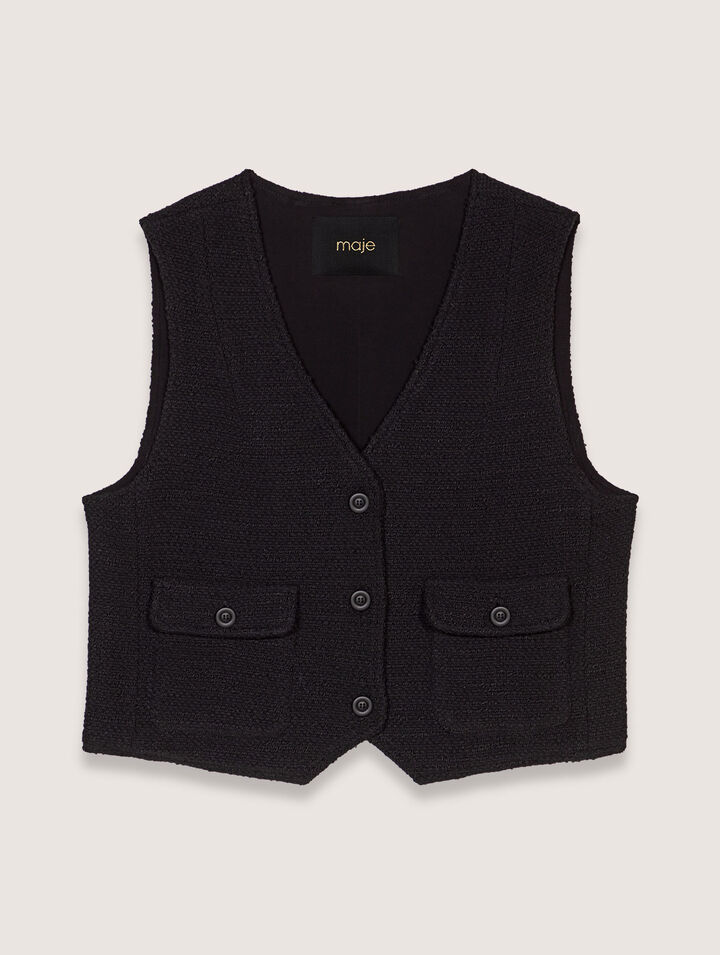 Blazer in tweed