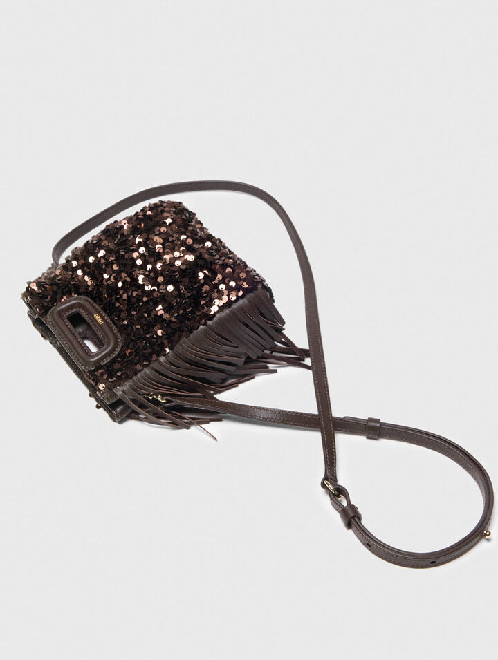 Mini-bag M con lustrini