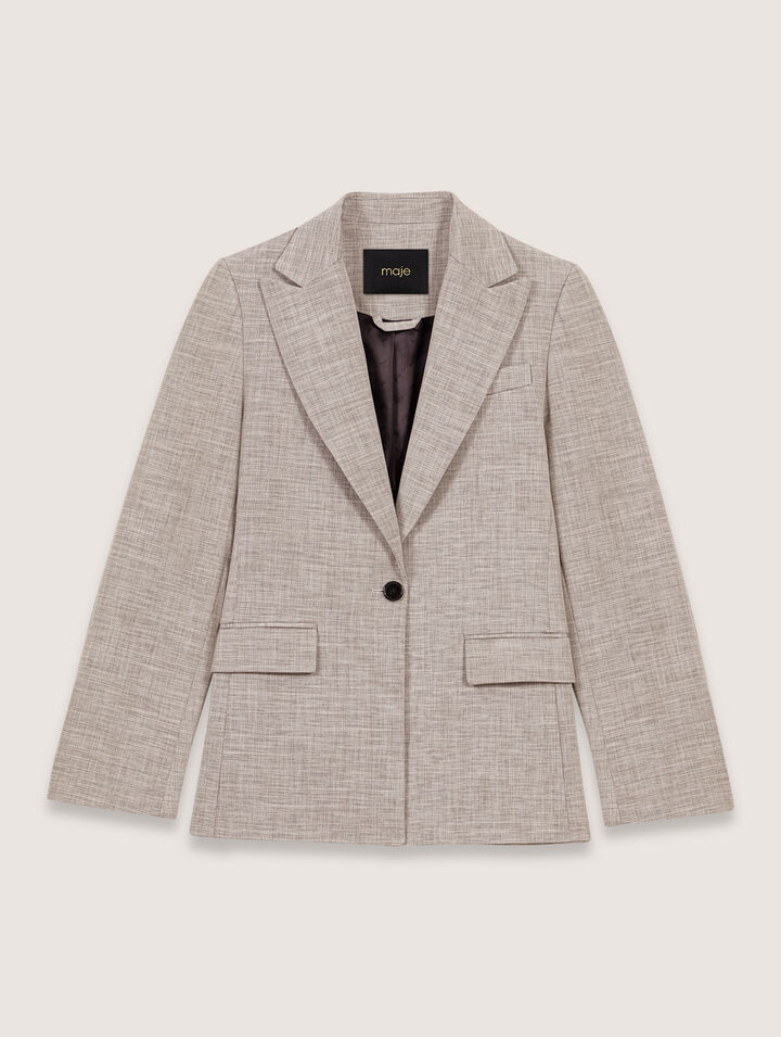 Giacca da tailleur con cintura