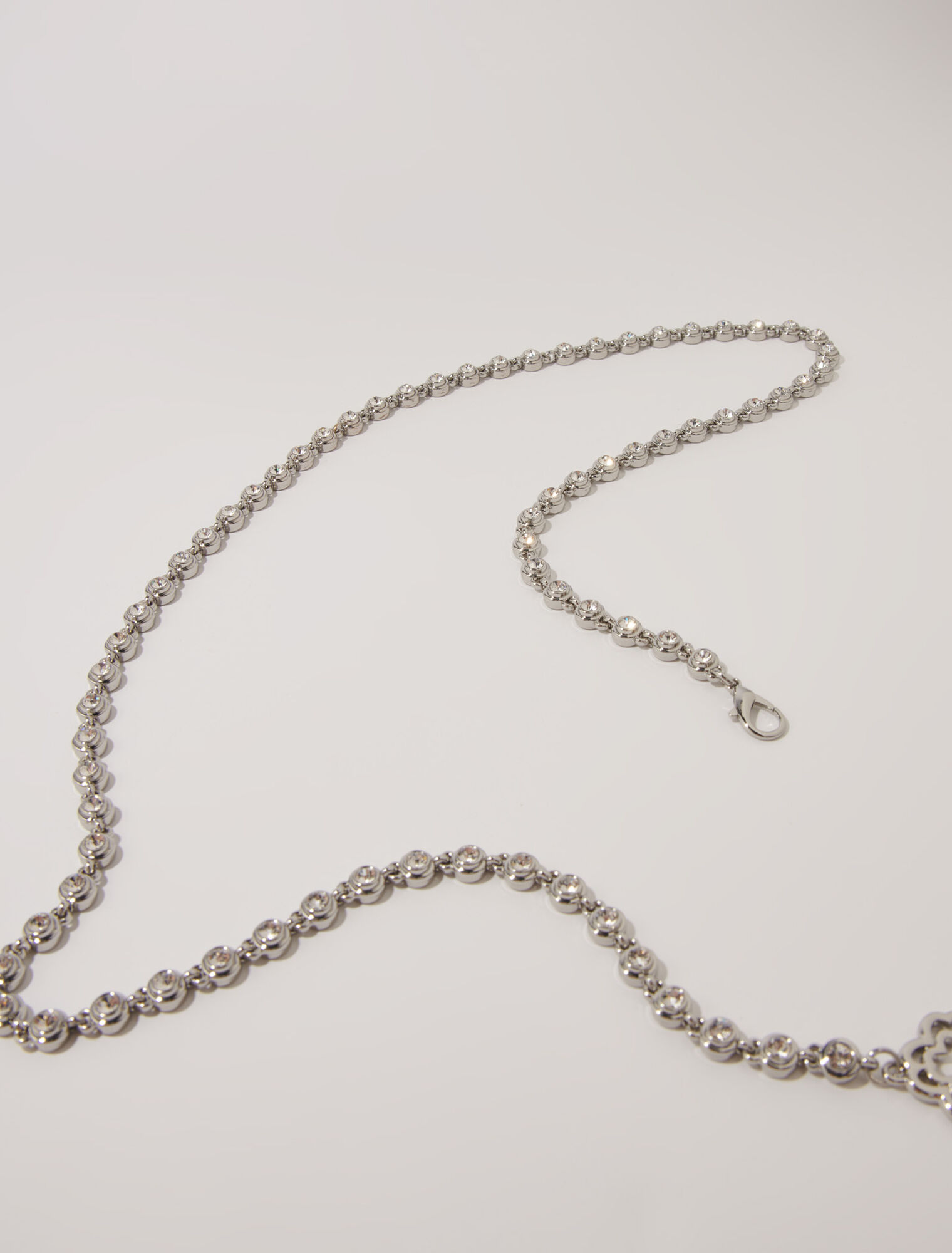 Cintura con catenina e strass