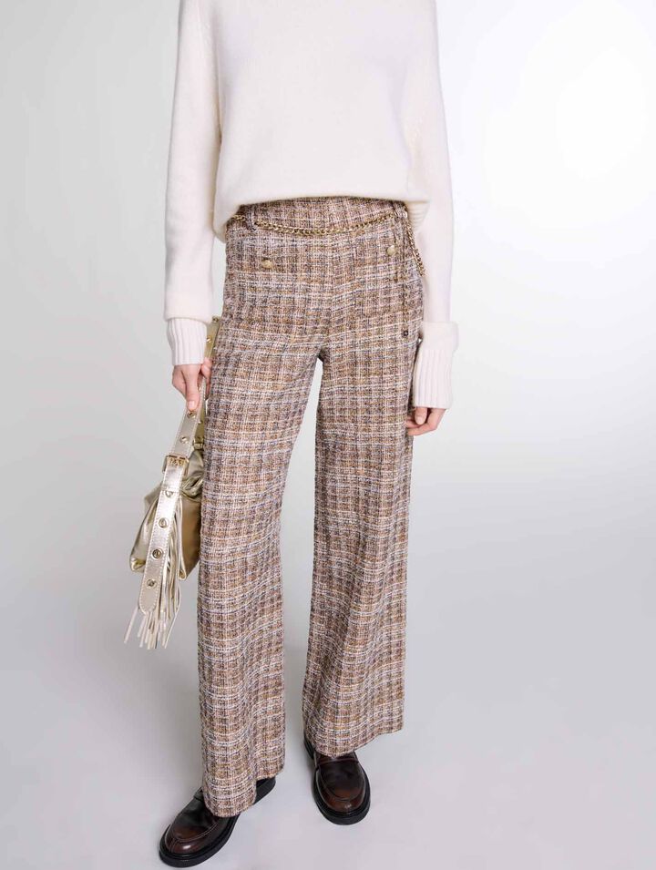 Pantaloni in tweed
