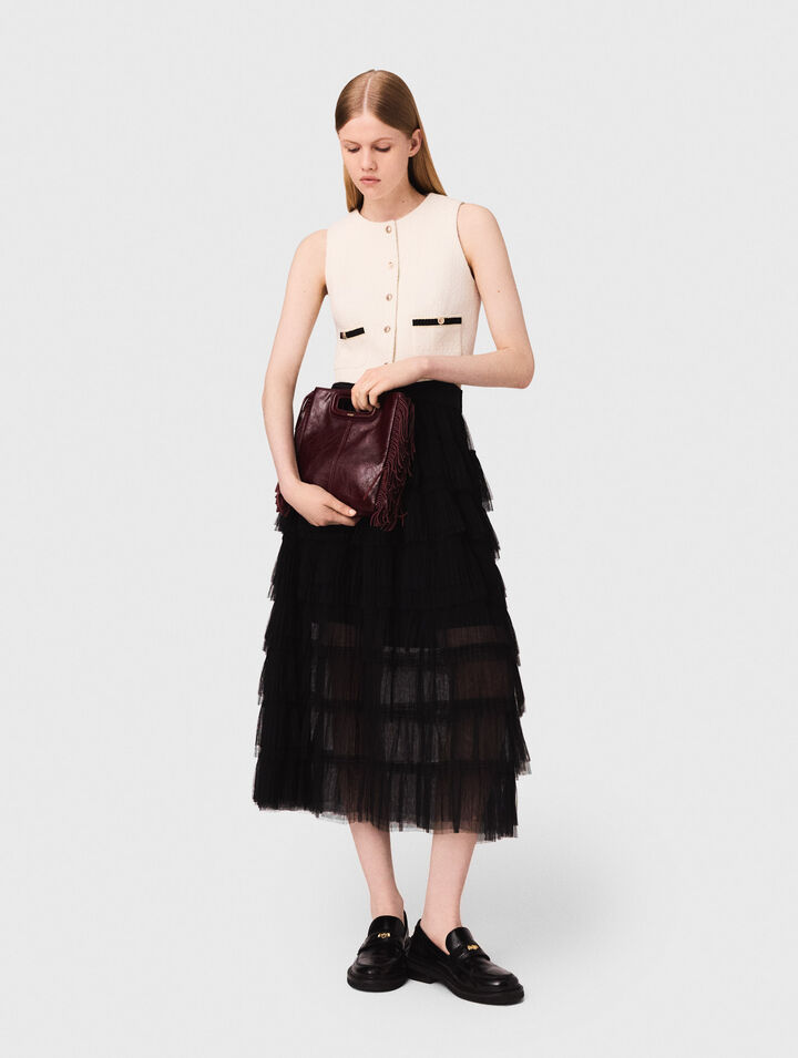 Gonna midi in tulle