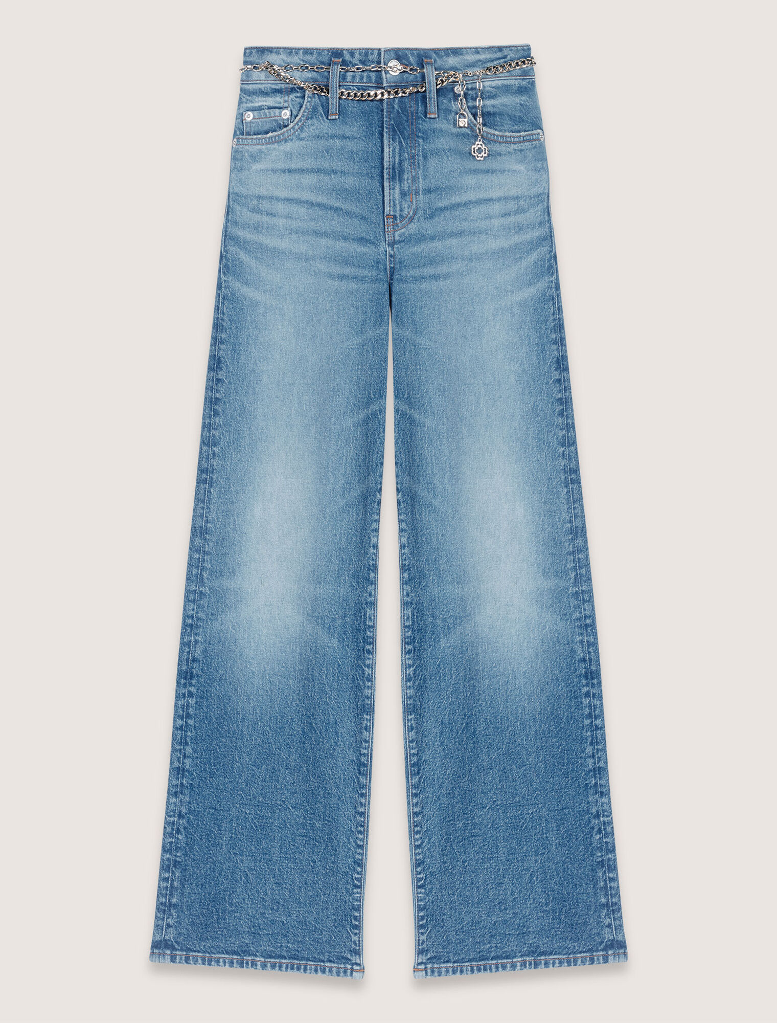 Jeans e cintura a maglie