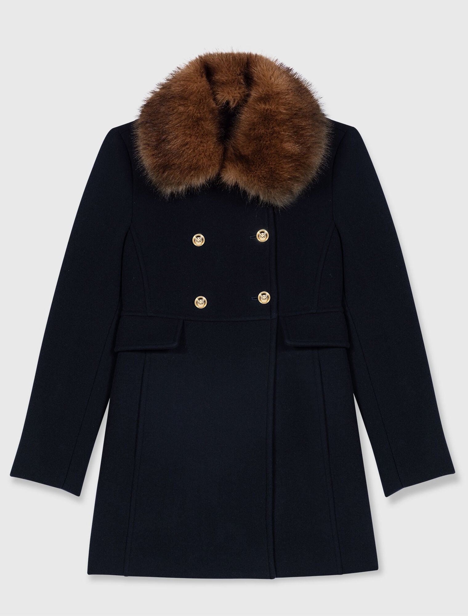 Cappotto in lana m&eacute;lange