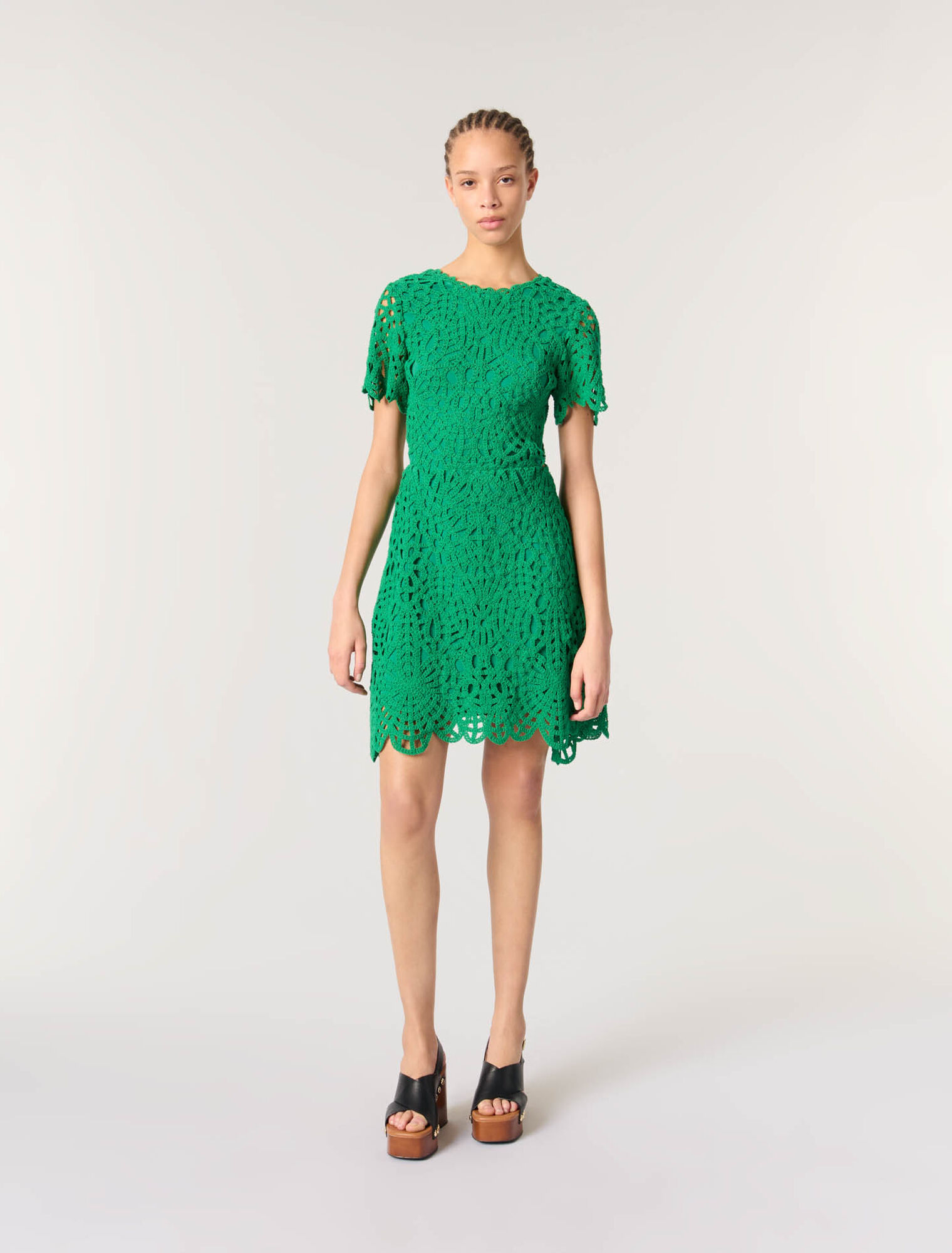 Abito corto in crochet