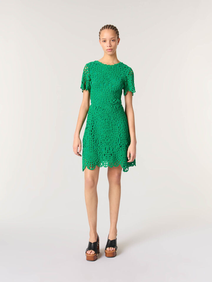 Abito corto in crochet