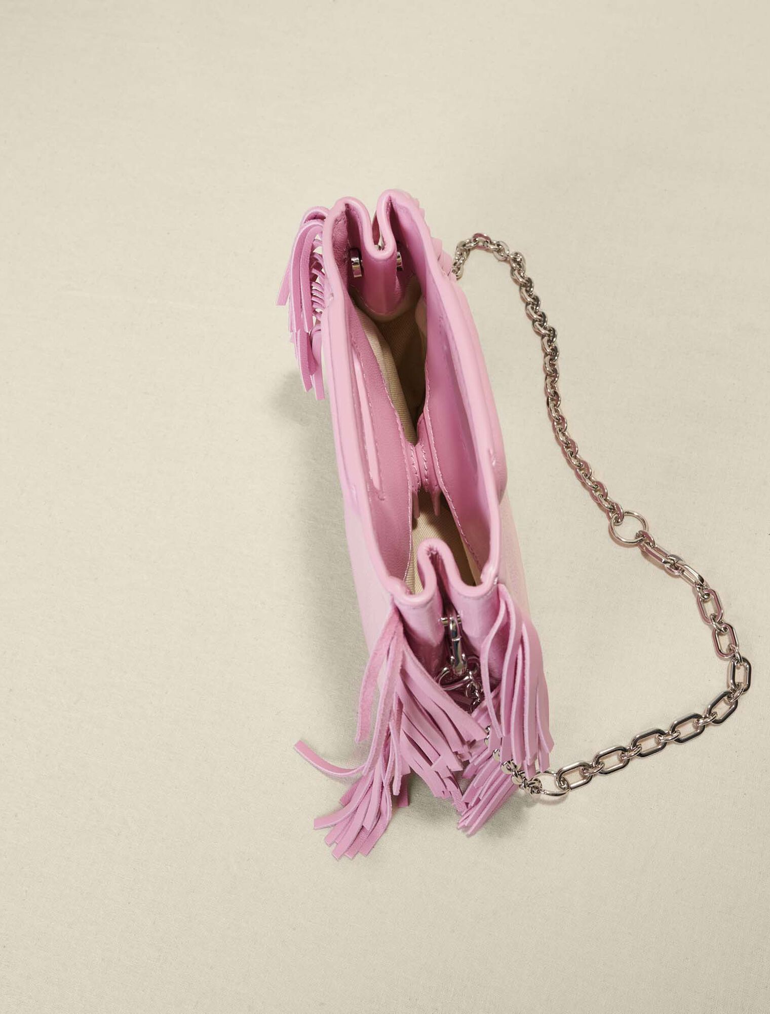 Borsa M Mini in pelle rosa