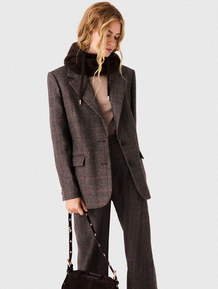 Giacca da tailleur con cintura