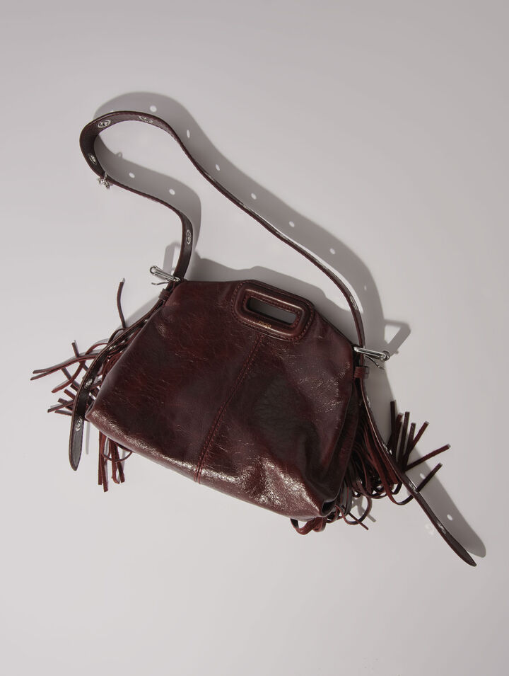 Mini-bag Miss M in pelle craquelé