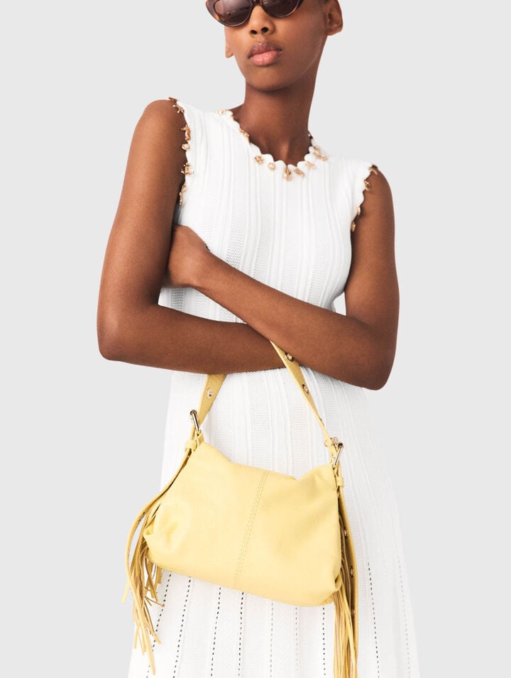 Mini-bag Miss M pelle craquel&eacute; mat