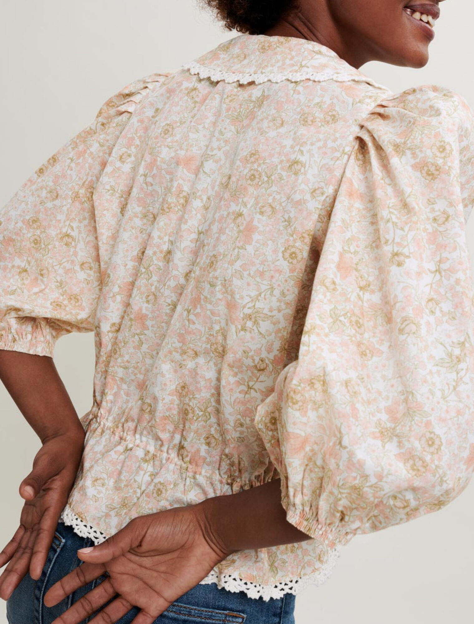 Camicia in cotone con stampa
