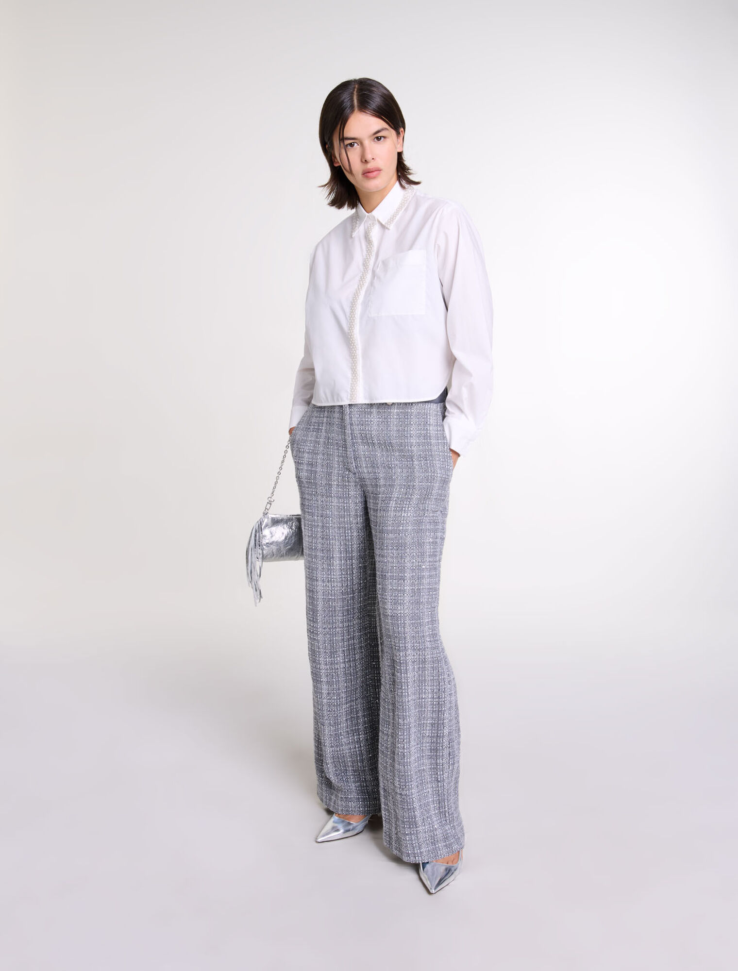 Pantaloni in tweed