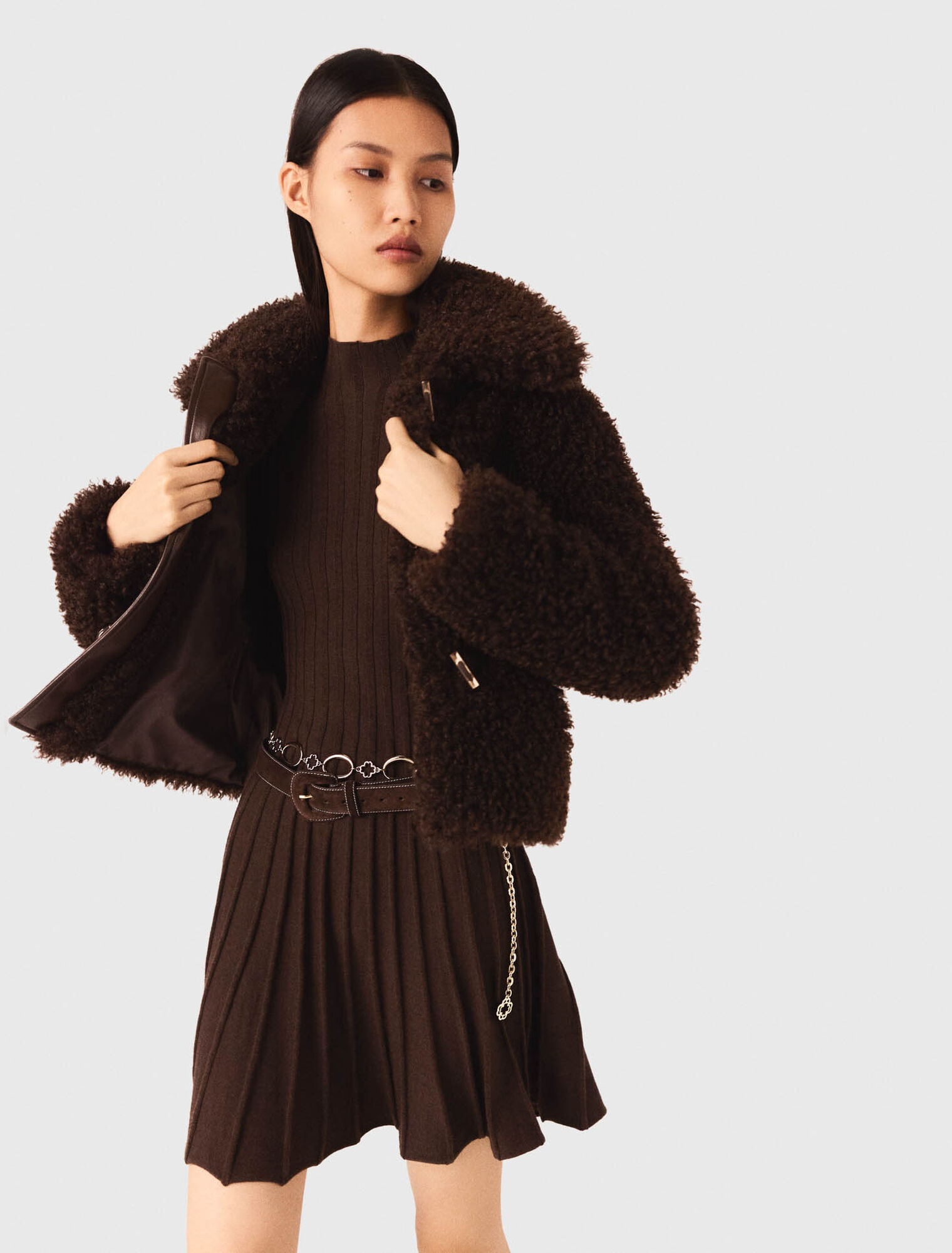 Cappotto corto in spugna