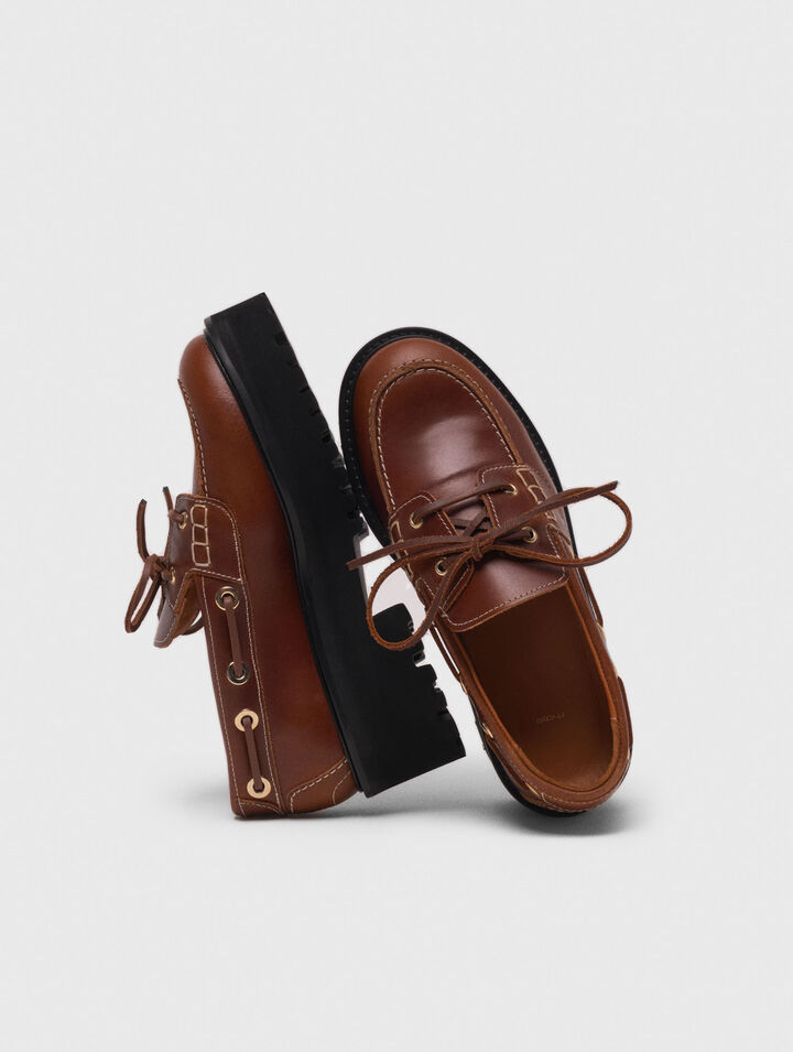 Mocassino da barca suola chunky