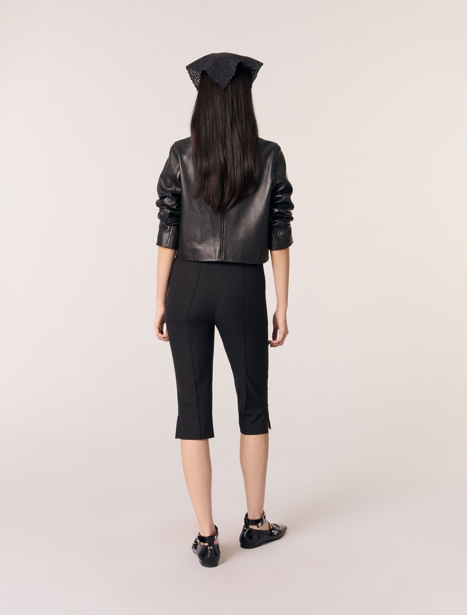 Pantaloni tailleur alla pescatora