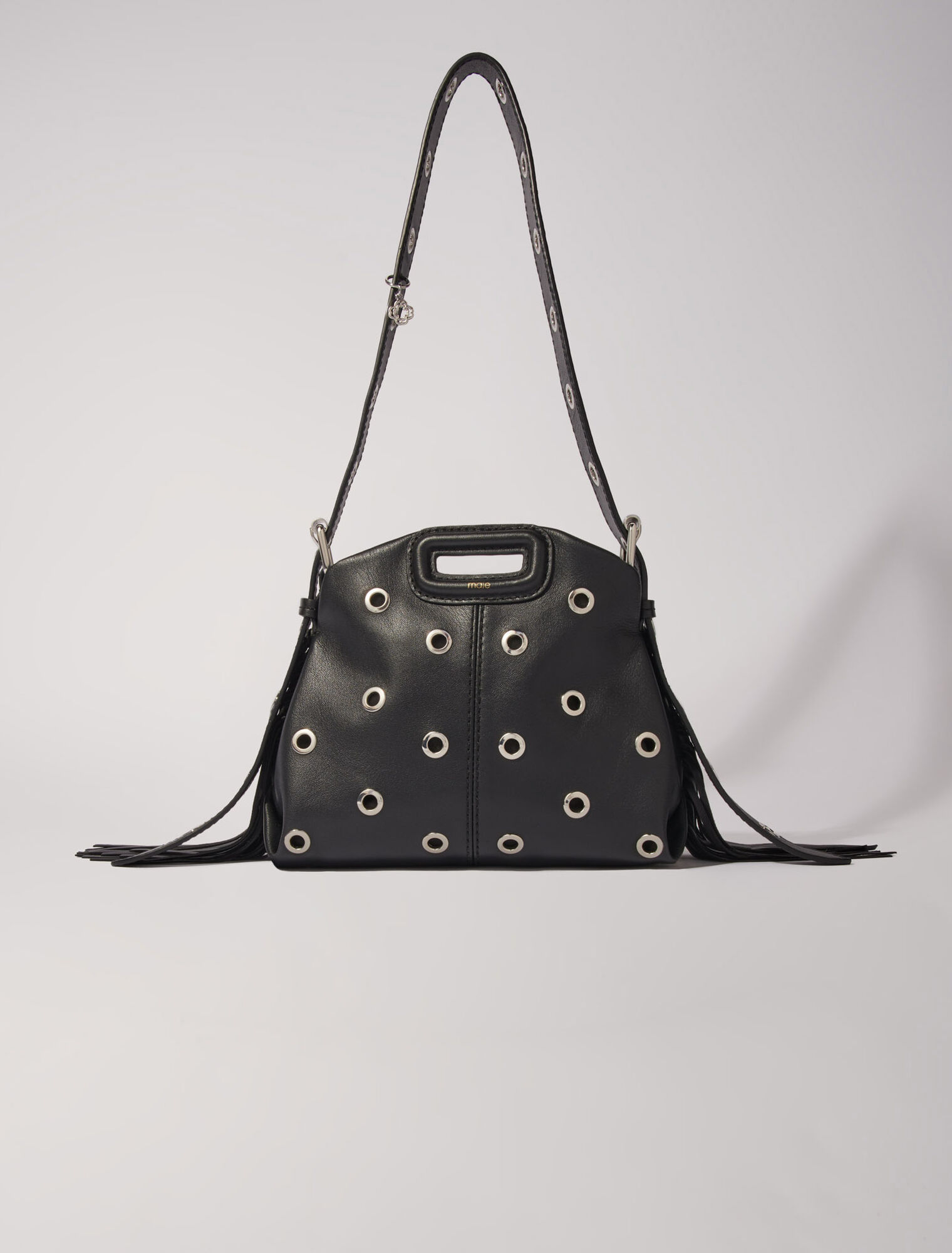 Borsa Miss M Mini in pelle e occhielli