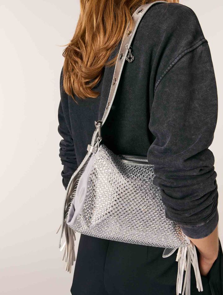 Borsa Miss M Mini metal con strass