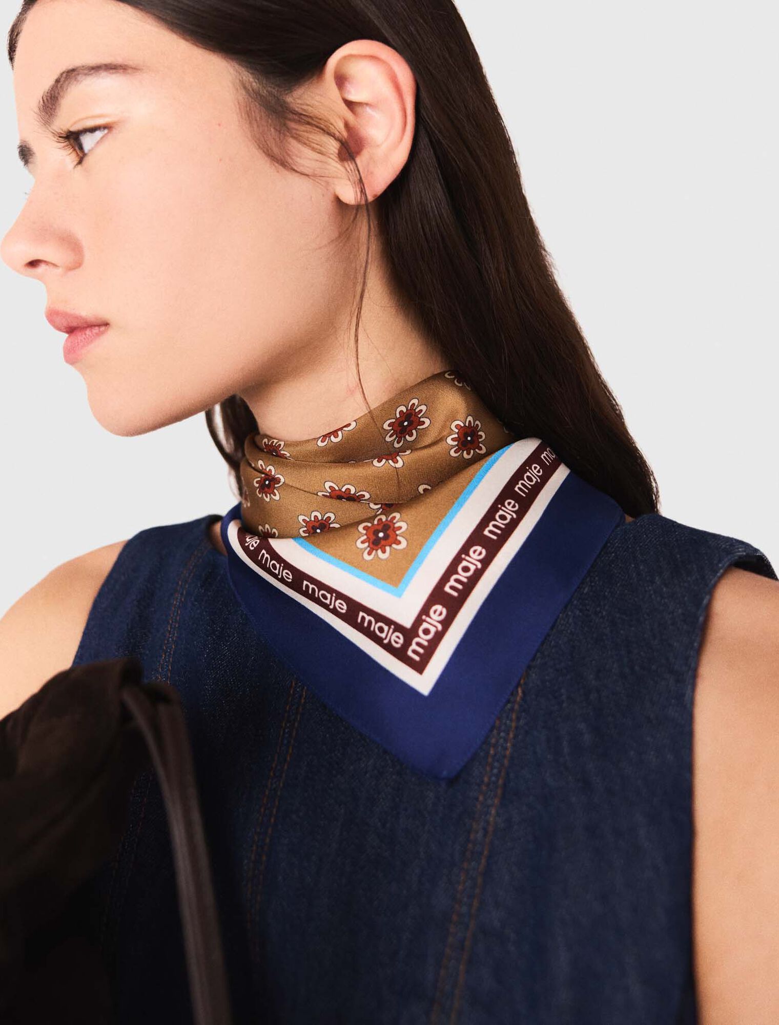 Bandana con stampa floreale
