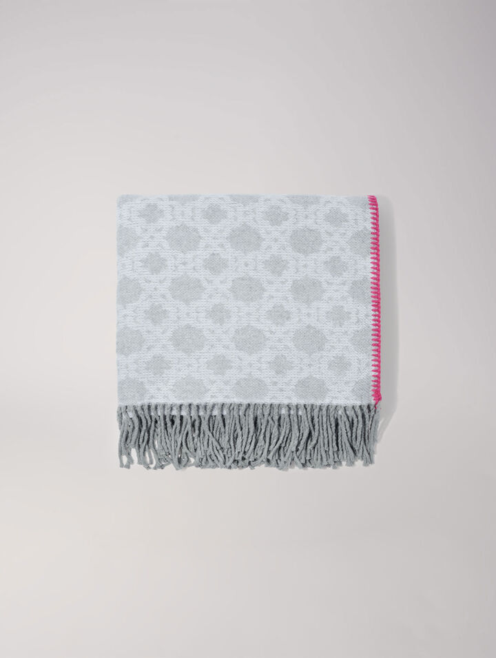 Poncho con monogramma