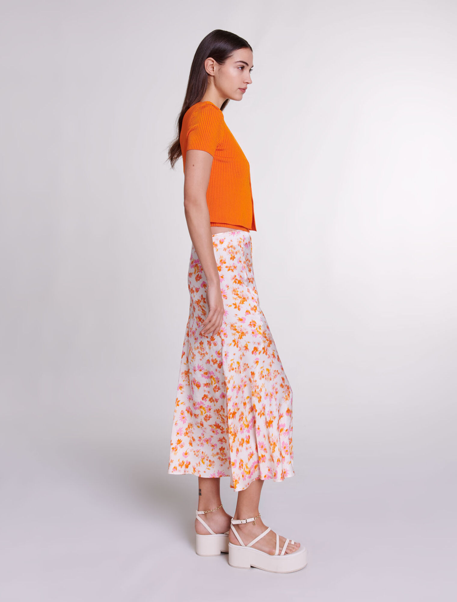 Twin set in maglia a coste
