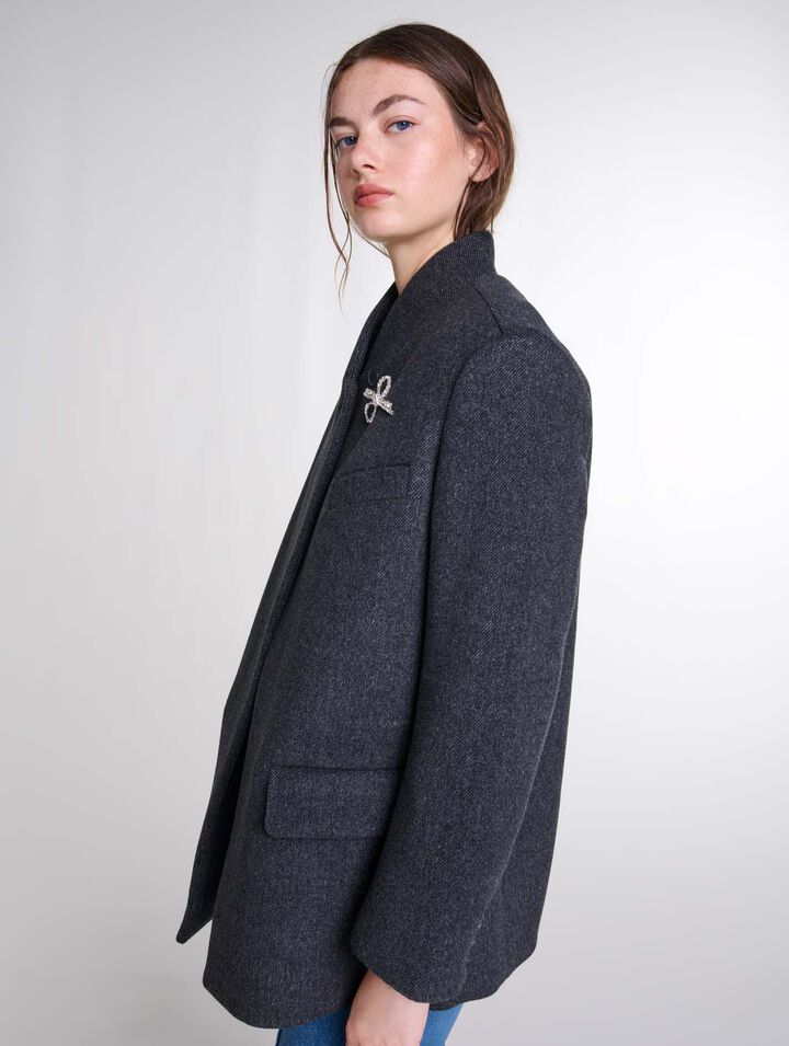 Cappotto corto in lana