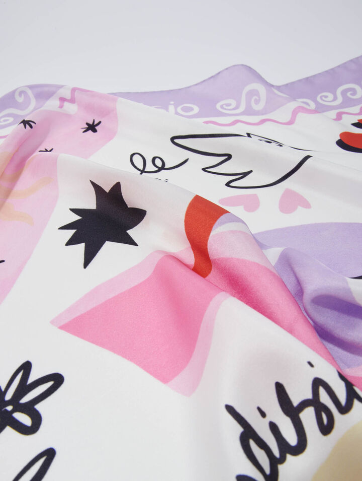 Foulard in seta Paradisio