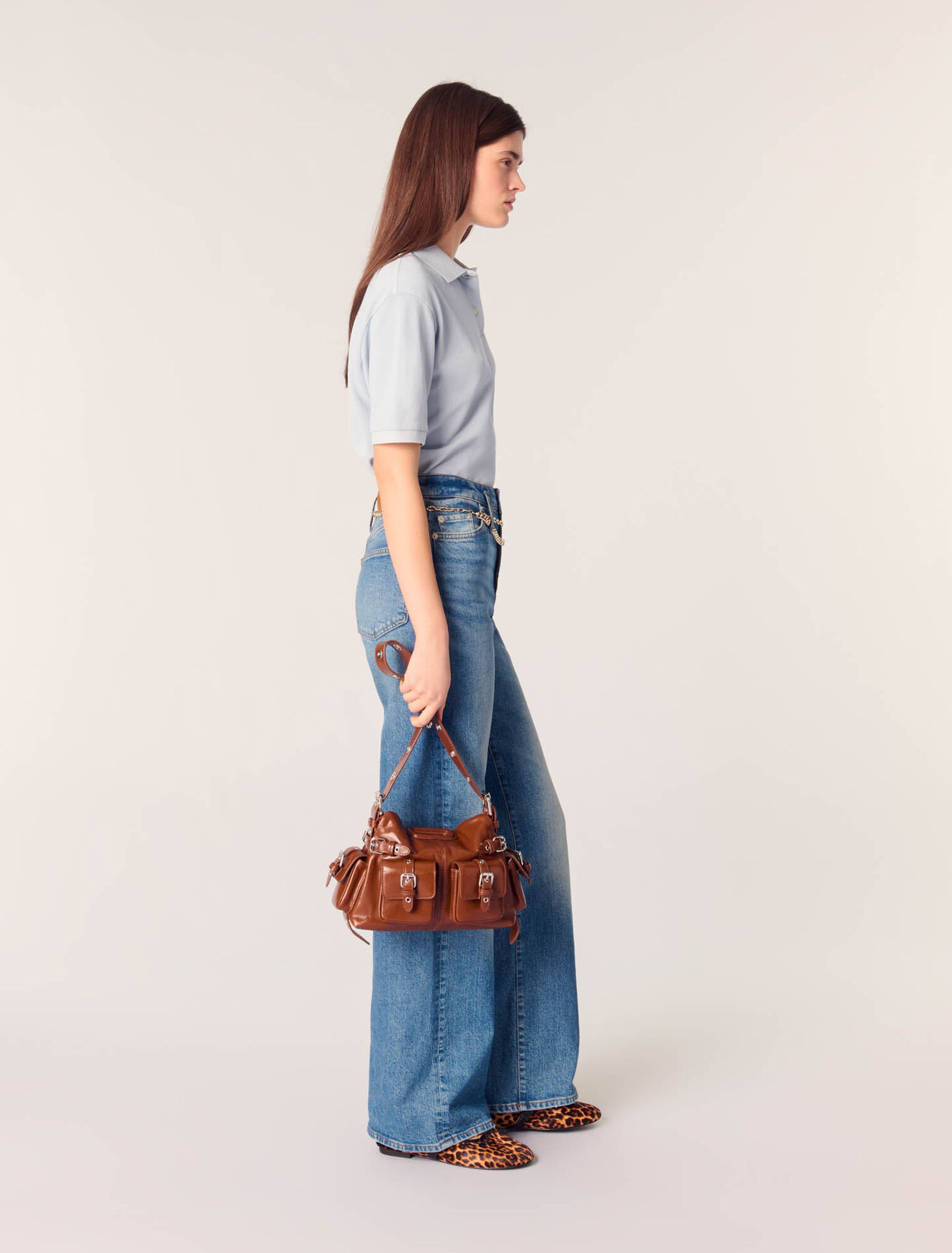 Jeans e cintura a maglie