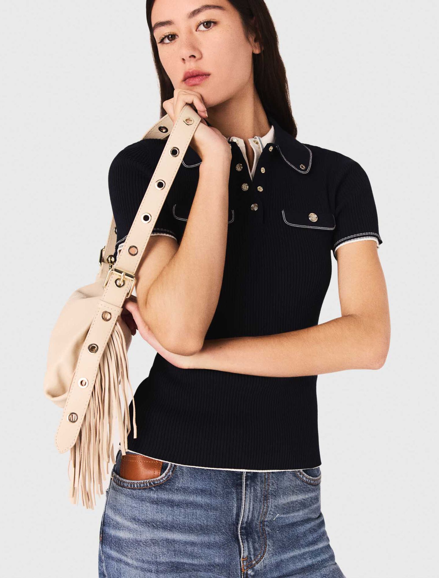 Borsetta Miss M in pelle liscia