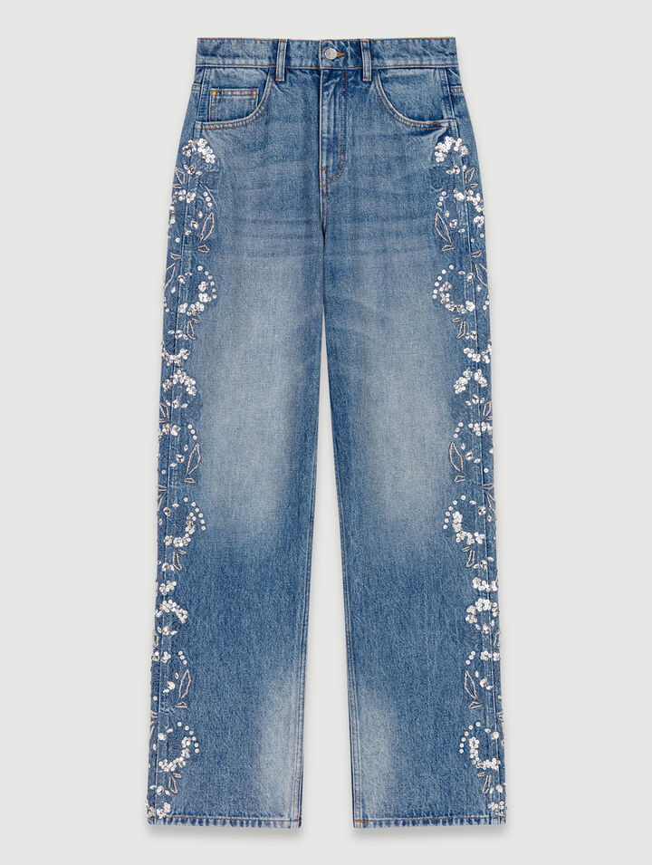 Jeans ricamati 