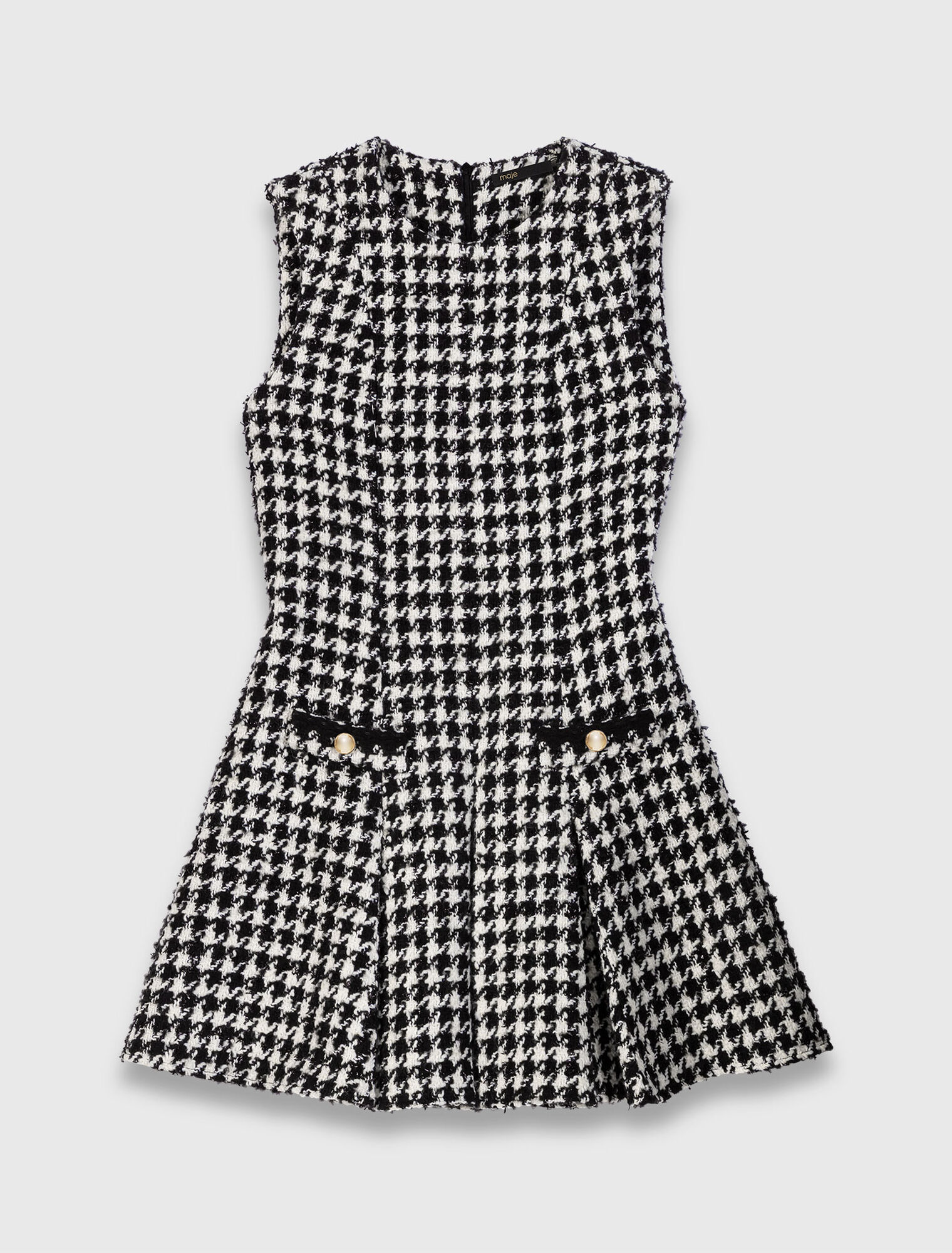 Abito svasato in tweed