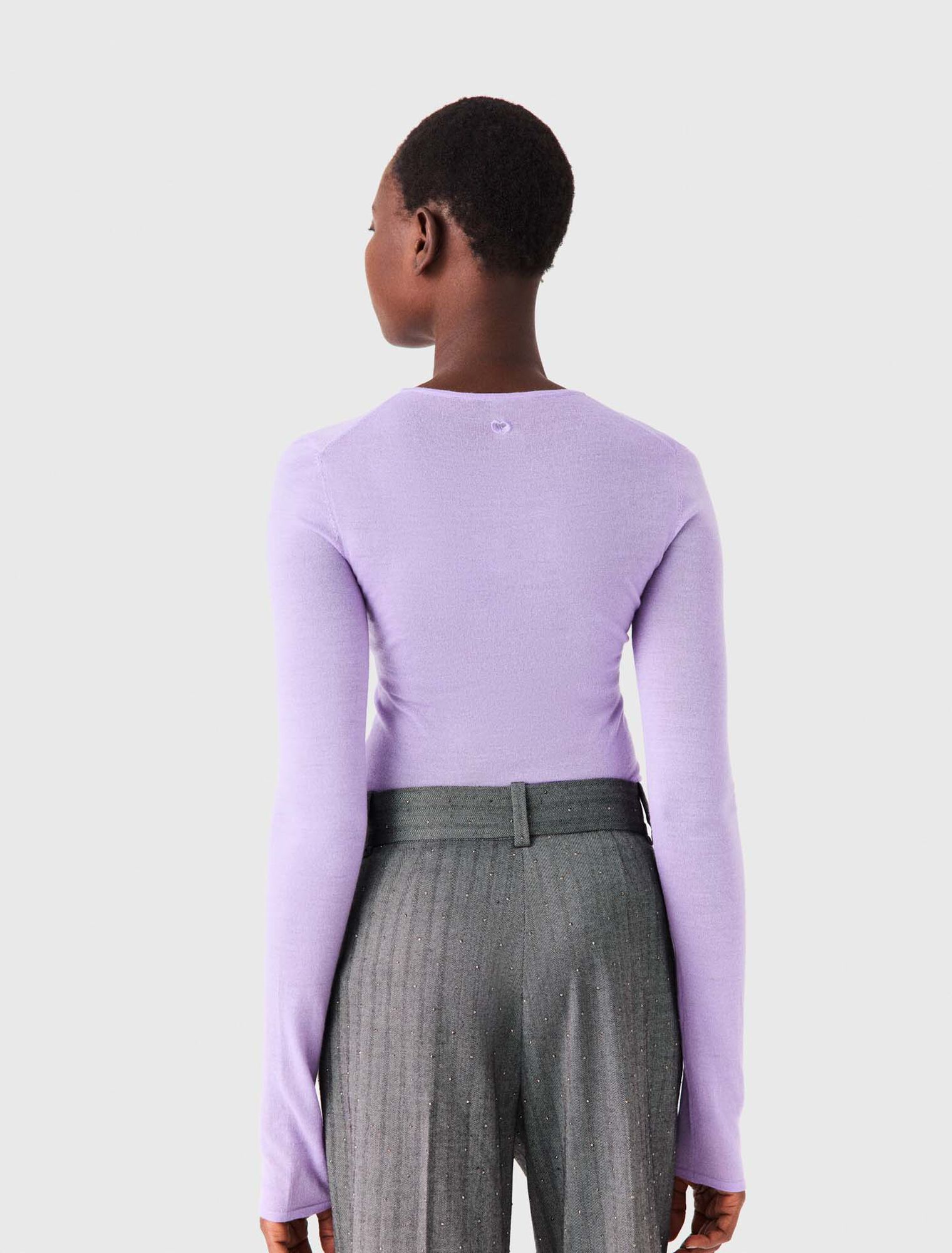 Pullover girocollo seconda pelle