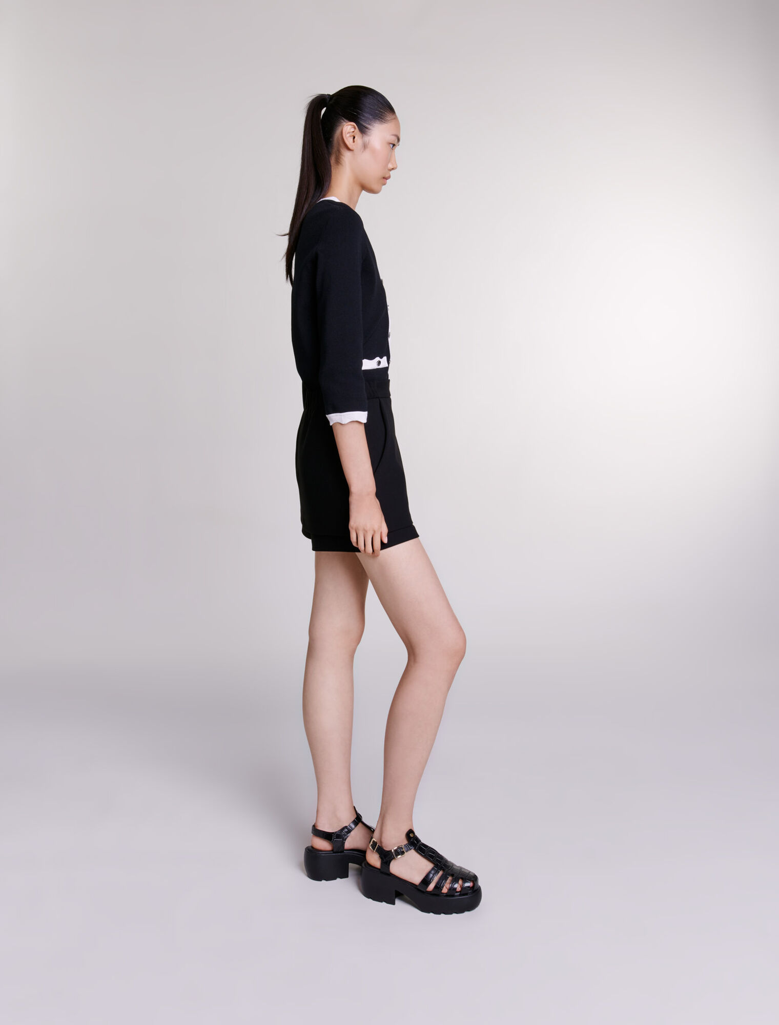 Cardigan bicolor