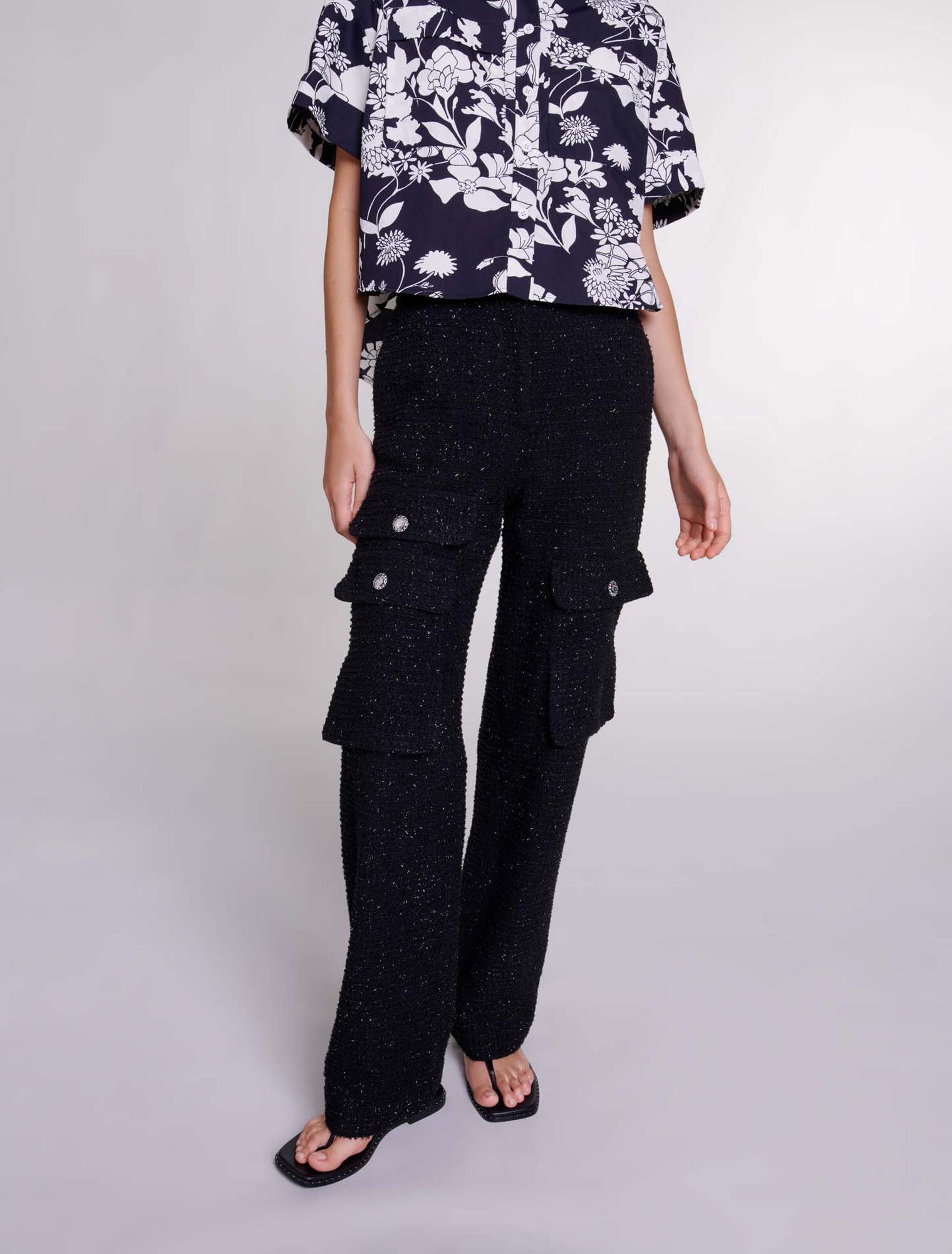 Pantaloni in tweed