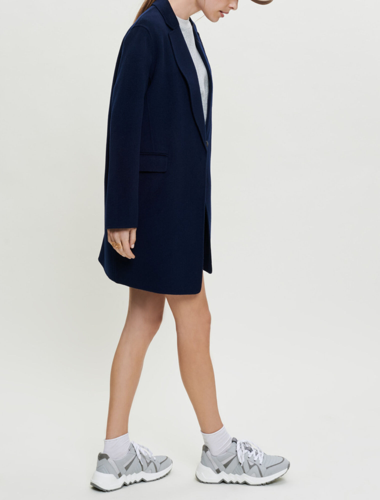 Cappotto double-face a giacca