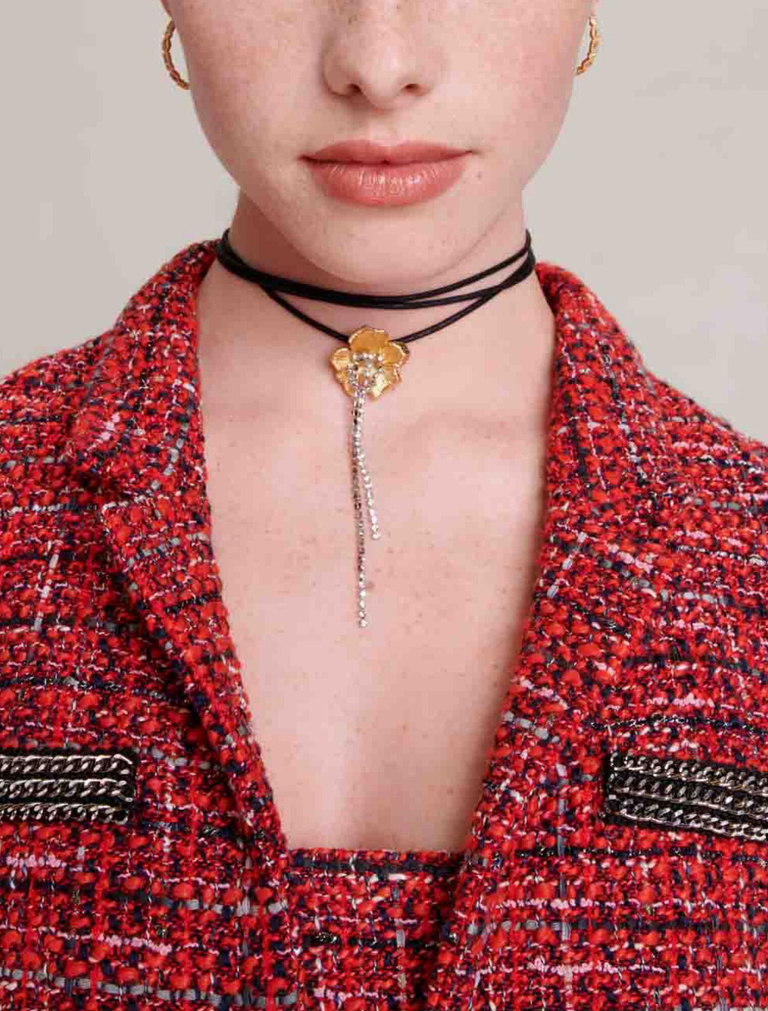 Mono corto di tweed