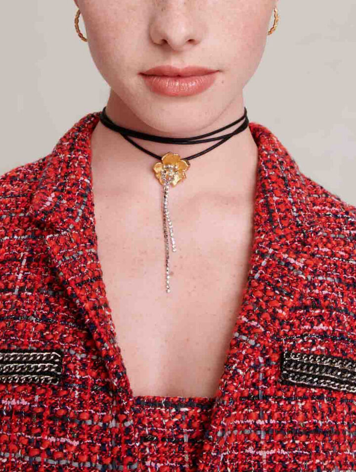 Mono corto di tweed