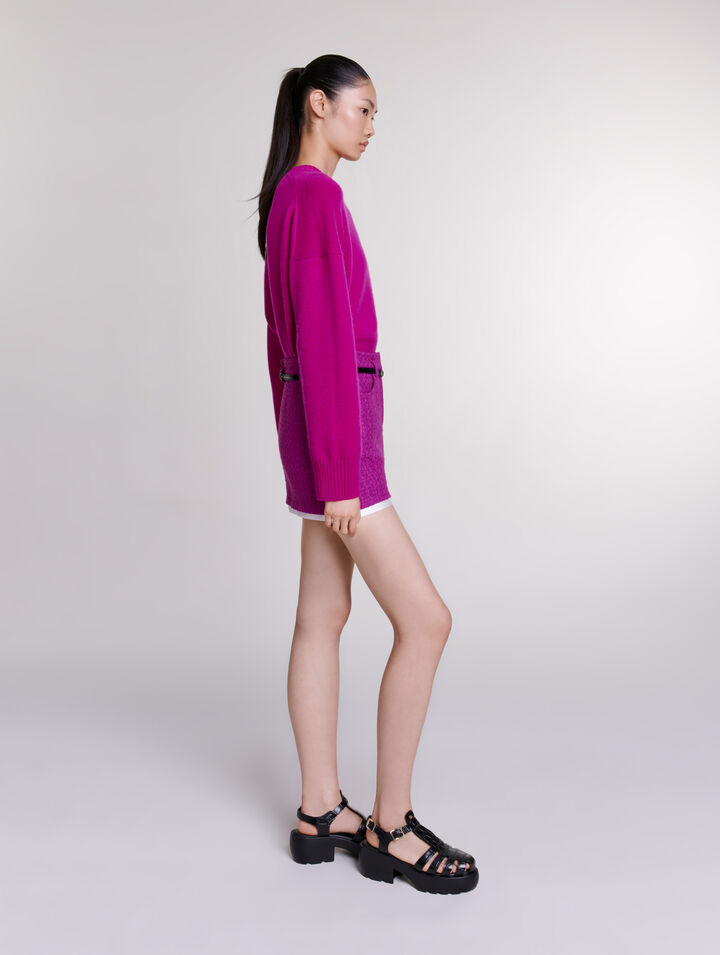 Minigonna in tweed