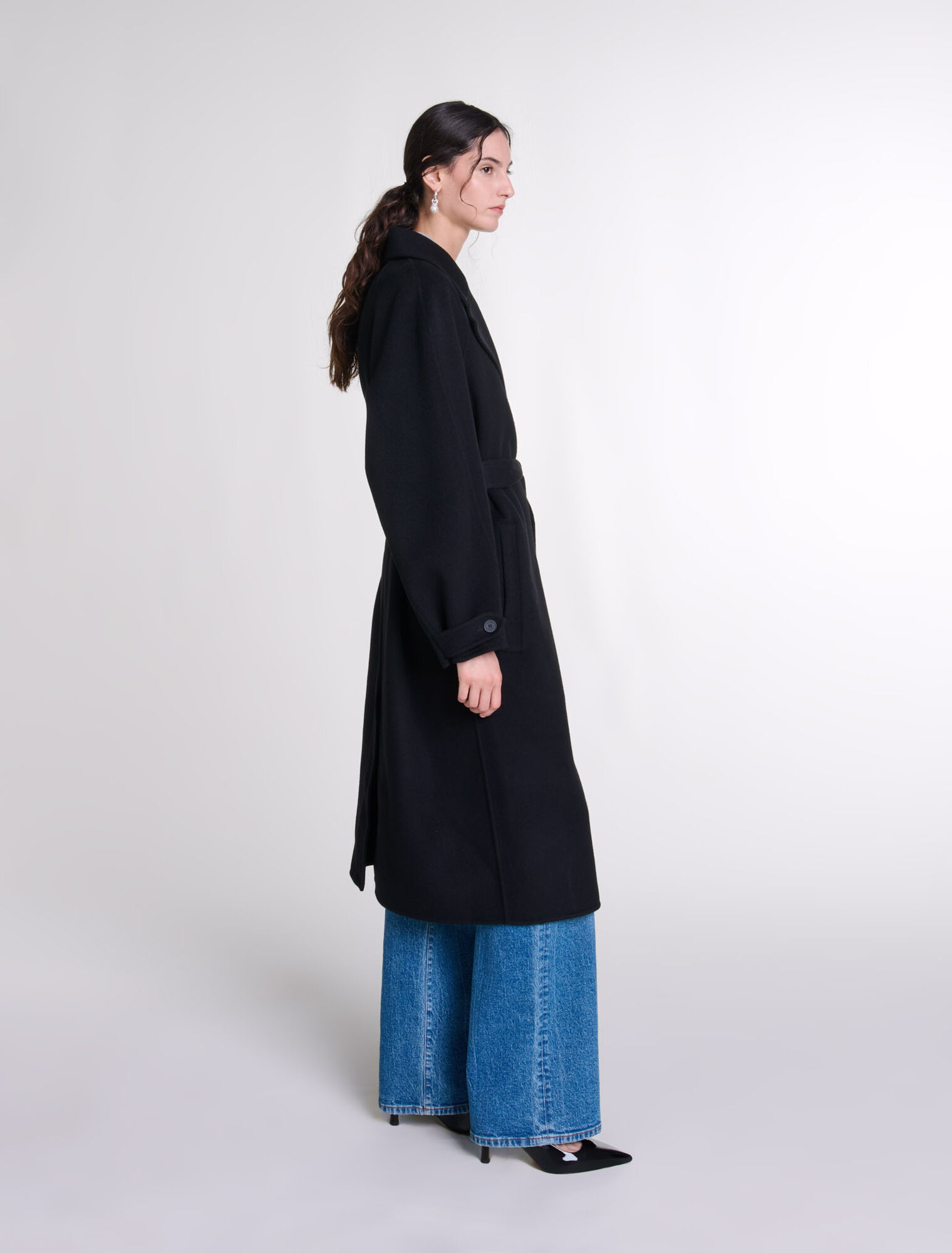 Cappotto double face medio lungo