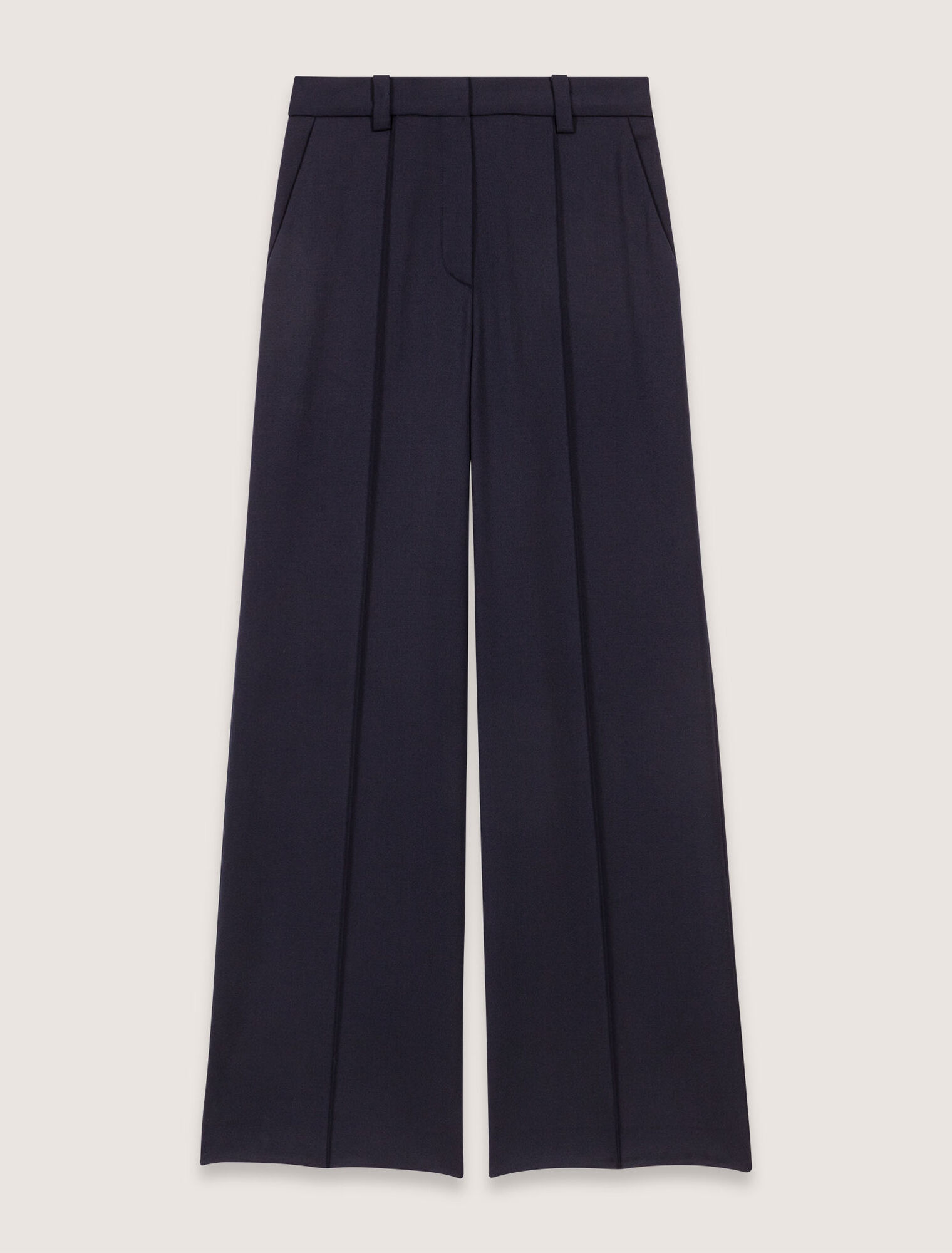 Pantaloni da tailleur con piega