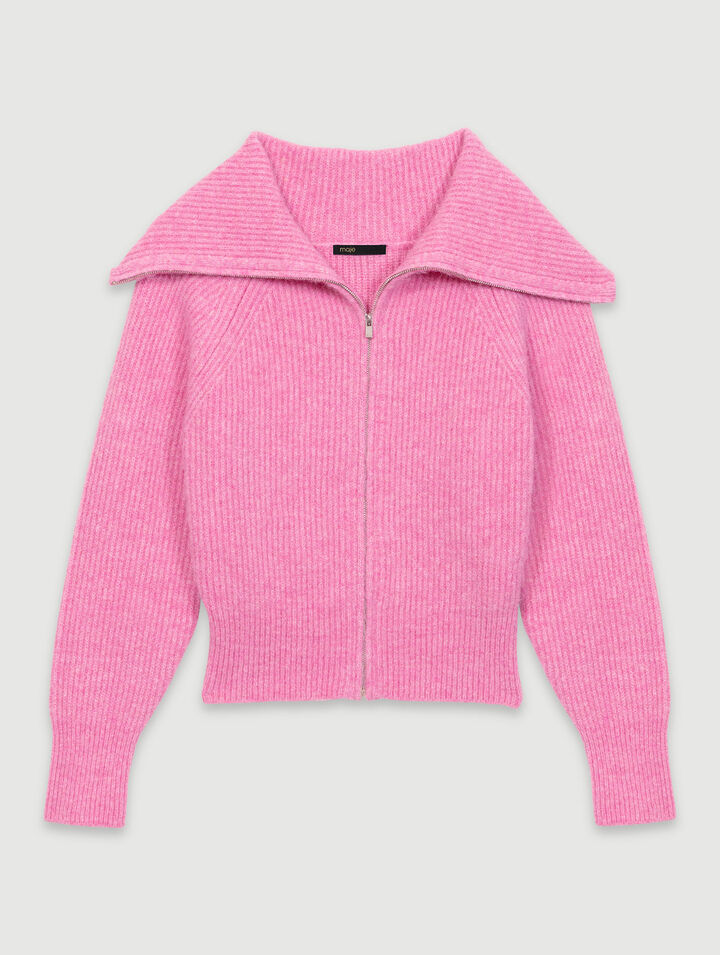 Cardigan in misto lana
