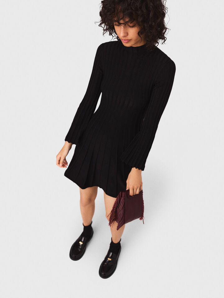 Abito corto in maglia