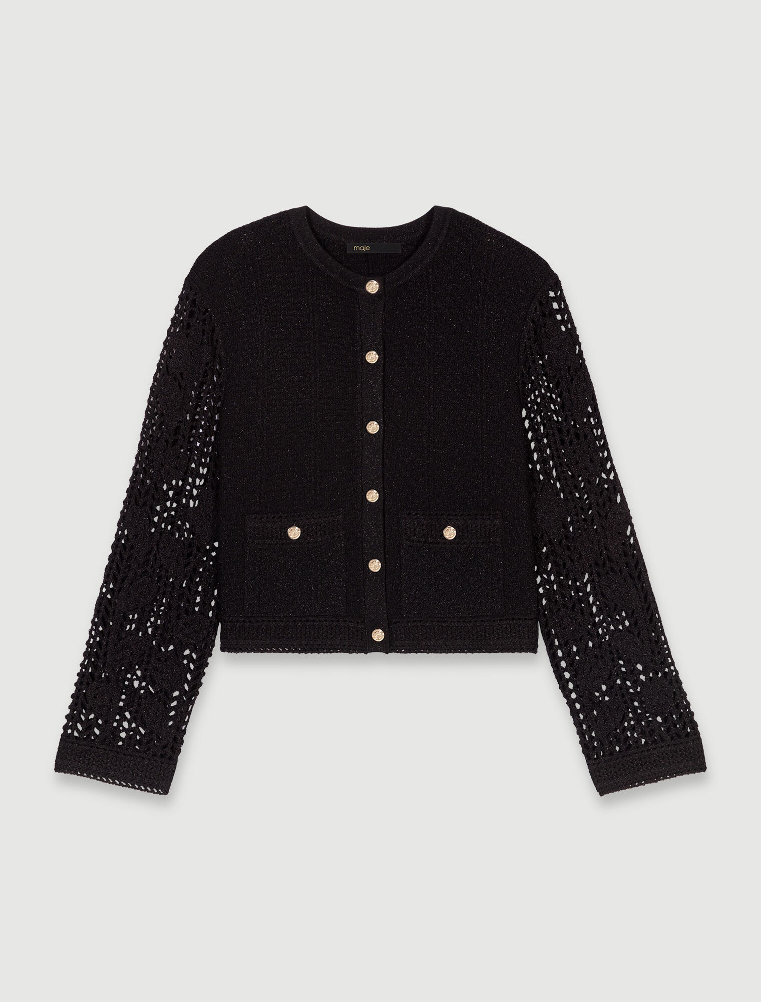 Cardigan all'uncinetto 