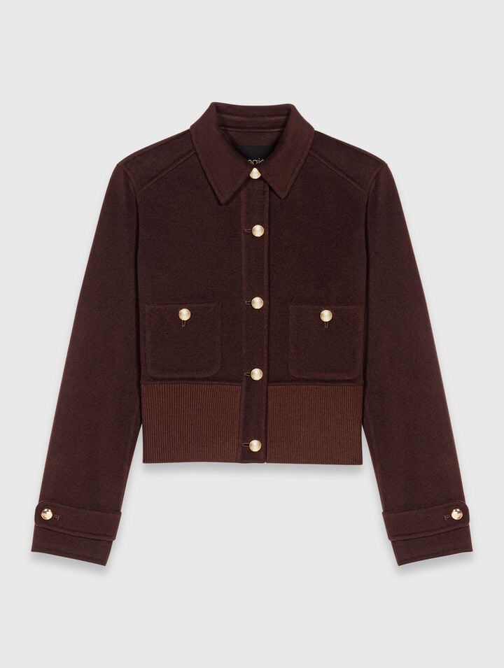 Cappotto corto double face