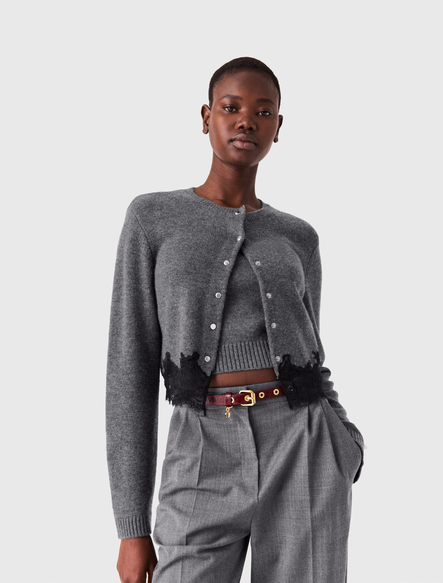 Twinset con finiture in pizzo