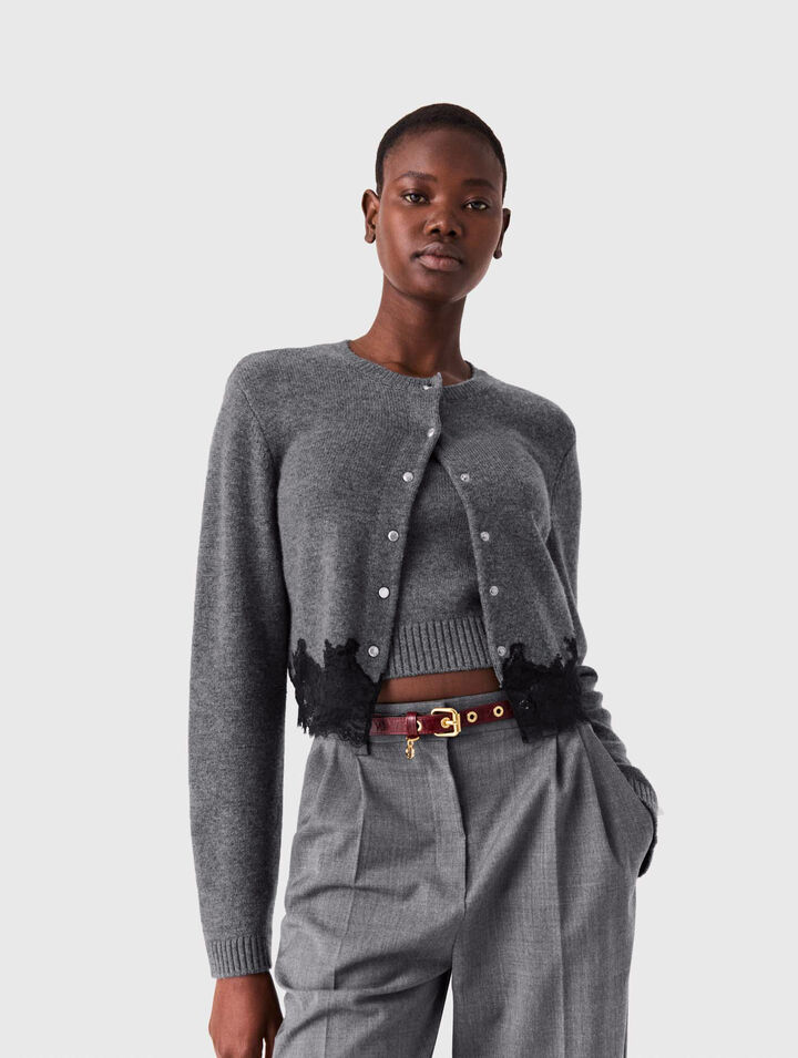 Twinset con finiture in pizzo