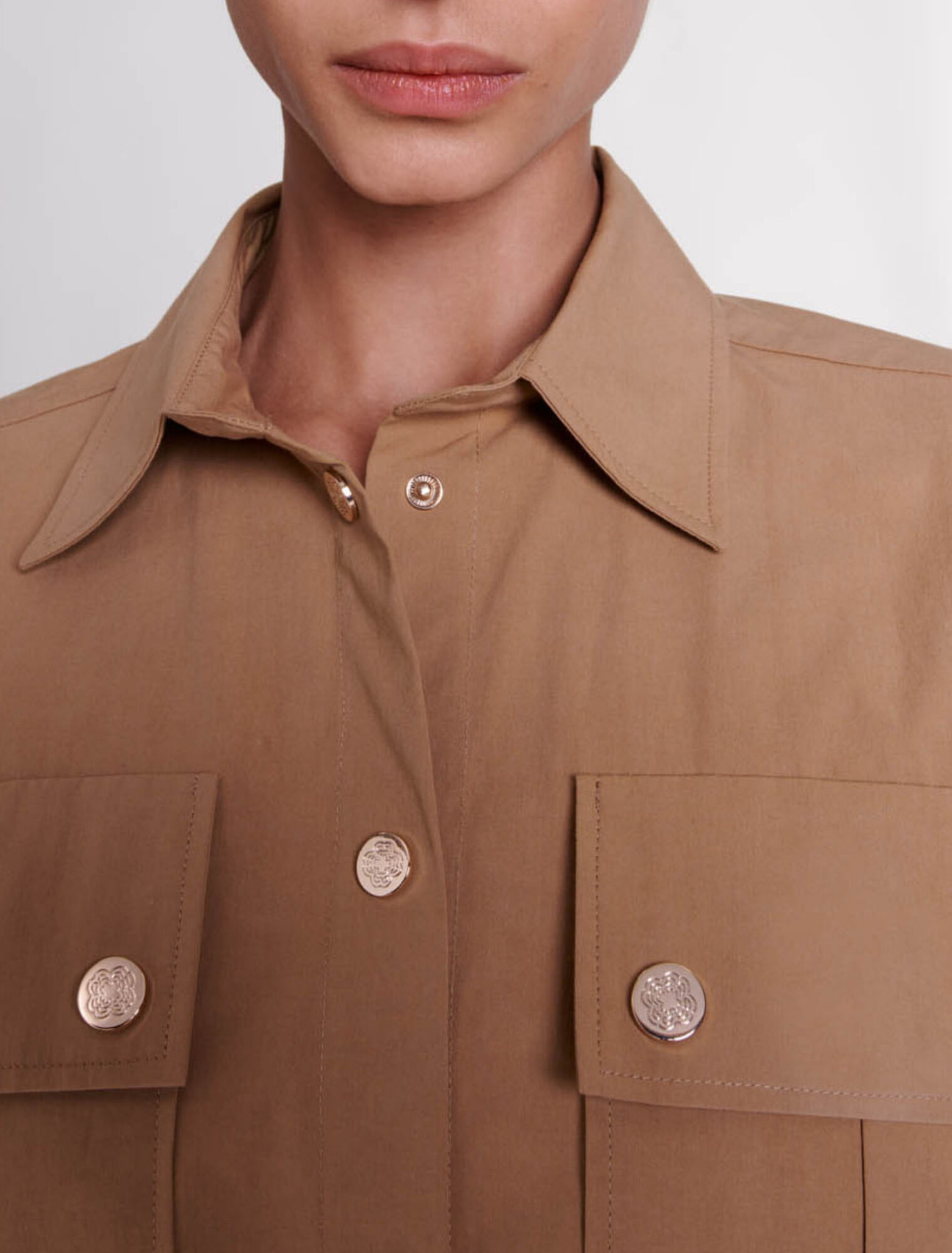 Camicia lunga con cintura