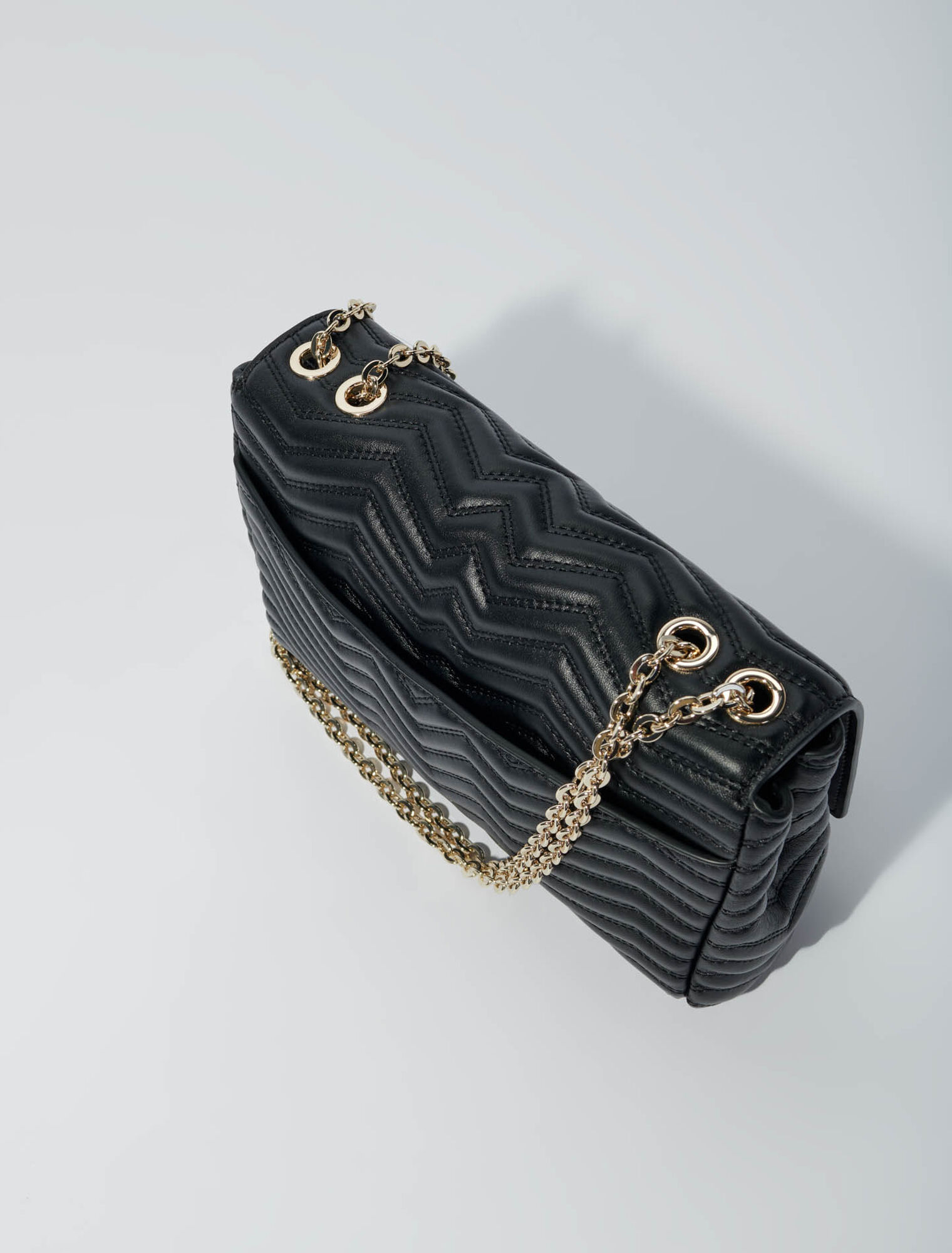 Borsa a catena in pelle